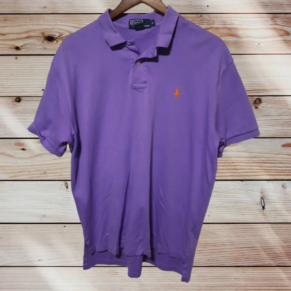 Polo By Ralp Lauren Purple Polo Size Large